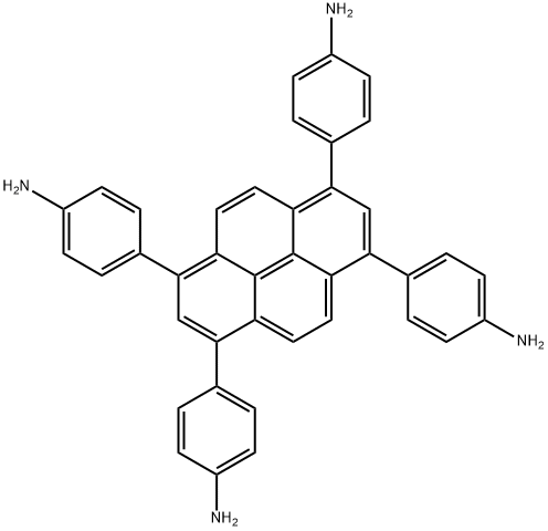 1,3,6,8-四-(對胺基苯基)-芘,CAS號:1610471-69-6,分子式:C40H30N4
