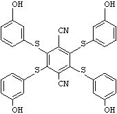  2,3,5,6-四 - （3-羥基 - 苯基硫烷基）-對苯二腈