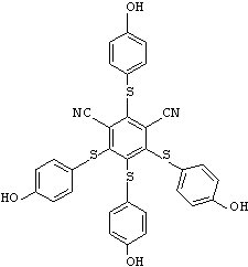  2,4,5,6-四 - （4-羥基 - 苯基硫烷基） - 間苯二甲腈