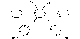 3,4,5,6-四 - （4-羥基 - 苯基硫基） - 鄰苯二甲腈
