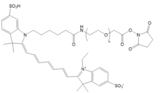 熒光染料Cy7-PEG-NHS ester/琥珀酰亞胺活化酯，Cy7-聚乙二醇-活性酯產(chǎn)品參數(shù)解析