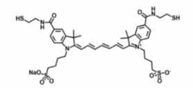 水溶性吲哚菁綠熒光染料disulfo-ICG Bis-Thiol/巰基，Ex/Em(nm) 755/787