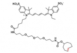 水溶性花菁染料Cy5-反式環辛烯，磺酸基Sulfo Cy5-TCO，Ex/Em(nm) 655/678