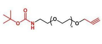  Alkyne-PEG-NH-tBOC