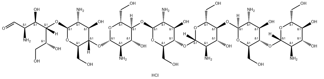 ROS活化氧Chitoheptaose heptahydrochloride，殼七糖七鹽酸鹽，CAS：127171-89-5