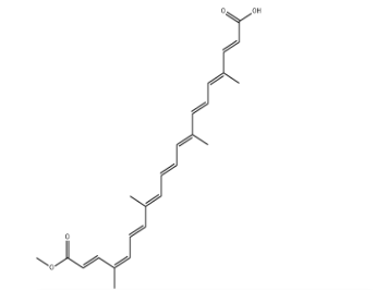 活化氧Bixin，胭脂樹橙，CAS：6983-79-5，分子式C25H30O4