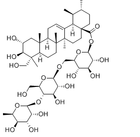 活化氧積雪草苷，Asiaticoside，CAS：16830-15-2，分子式C48H78O19