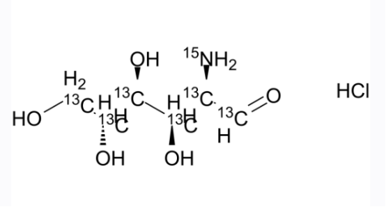 鹽酸氨基葡萄糖 13C6,15N