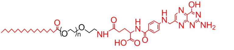 SA-PEG-FA,硬脂酸 聚乙二醇 葉酸,Stearic acid-PEG葉酸