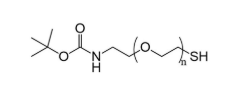 叔丁氧羰基-氨基-聚乙二醇-巰基，Boc-NH-PEG-SH，Boc-NH-PEG-Thiol