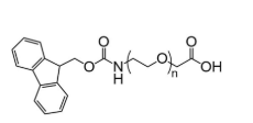 Fmoc-NH-PEG-COOH，芴甲氧基羰基-氨基-聚乙二醇-羧基，Fmoc保護氨基PEG羧基