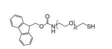 芴甲氧羰基-氨基-聚乙二醇-巰基，FMOC-NH-PEG-SH，FMOC-NH-PEG-Thiol