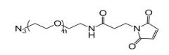 疊氮聚乙二醇馬來酰亞胺，N3-PEG-Mal，Azide-PEG-Maleimide