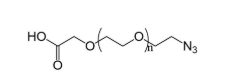 疊氮-聚乙二醇-羧基,N3-PEG-COOH,Azide-PEG-COOH