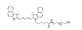CY5.5-聚乙二醇-巰基，CY5.5-PEG-SH，Cy5.5聚乙二醇巰基