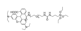 羅丹明聚乙二醇硅烷，RB-PEG-Silane，Rhodamine-PEG-Silane