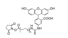熒光素-聚乙二醇-活性脂，FITC-PEG-NHS，Fluorescein-PEG-NHS