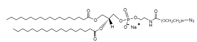 DSPE-PEG-N3，磷脂聚乙二醇疊氮，二硬脂酰磷脂酰乙醇胺-聚乙二醇-疊氮