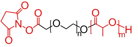 PLA-PEG-NHS、nhs-peg-pla、羥基琥珀酰亞胺酯-聚乙二醇-聚乳酸、活性脂-PEG-聚乳酸