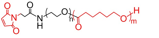 PCL-PEG-MAL，聚己內酯PEG馬來酰亞胺， 聚己內酯聚乙二醇馬來酰亞胺