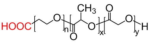 PLGA-PEG-COOH， 聚乳酸-羥基乙酸共聚物-聚乙二醇-羧基，聚（乳酸-共-乙醇酸）-PEG-羧基