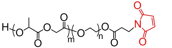 PLGA-PEG-MAL，聚乳酸-羥基乙酸共聚物-聚乙二醇-馬來酰亞胺