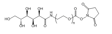 Gluconic acid-PEG-SC 葡萄糖酸-聚乙二醇-琥珀酰亞胺酯