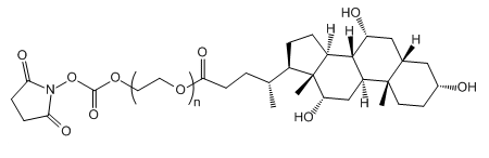 SC-PEG-CLA 琥珀酰亞胺酯-聚乙二醇-膽酸SC-PEG-CLA 琥珀酰亞胺酯-聚乙二醇-膽酸