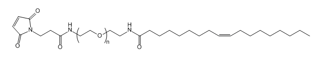 Mal-PEG-OLA 馬來酰亞胺-聚乙二醇-油酸