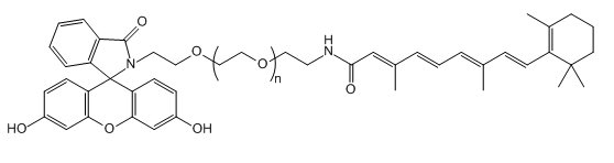 FITC-PEG-Tretinoin 熒光素-聚乙二醇-全反式維甲酸
