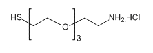 SH-PEG3-NH2.HCl 巰基-三聚乙二醇-氨基鹽酸鹽