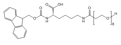 Fmoc-Lys-PEG8-OH；Fmoc-賴氨酸-八聚乙二醇-羥基；Fmoc-Lysine-PEG8-OH