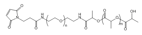 Mal-PEG-PLA(8K)；馬來酰亞胺-聚乙二醇-聚乳酸(8K)；Maleimide-PEG-Polylactic acid(8K)