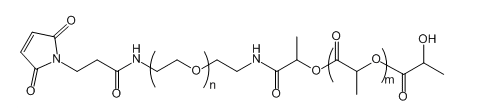 MAL-PEG-PLA(2K)；馬來(lái)酰亞胺-聚乙二醇-聚乳酸(2K)；Maleimide-PEG-Polylactic acid(2K)