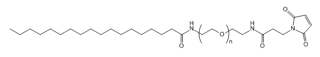 STA-PEG-Mal；單硬脂酸-聚乙二醇-馬來酰亞胺；Monostearate-PEG-Mal