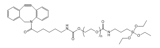 DBCO-PEG-Silane；二苯并環辛炔-聚乙二醇-三乙氧基硅烷；DibenzocycolctynePEG-Silane