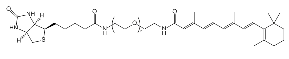 Biotin-PEG-Tretinoin；生物素-聚乙二醇-全反式維甲酸；Biotin-PEG-Retinoic acid