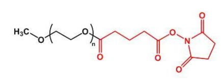 mPEG-SG，甲氧基聚乙二醇琥珀酰亞胺戊二酸酯，mPEG-Succinimidyl Glutarate ester