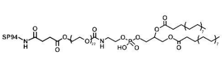 DSPE-PEG-SP94，磷脂-聚乙二醇-肝癌特異靶向肽SP94