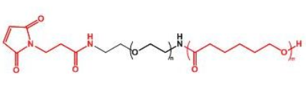 PCL-PEG-MAL；聚己內酯聚乙二醇馬來酰亞胺；PCL-PEG-MAL