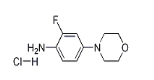 CAS:1187582-49-5	2-氟-4-(4-嗎啉基)苯胺鹽酸鹽	2-Fluoro-4-Morpholinoaniline Hydrochloride