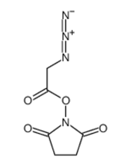 疊氮乙酸 NHS 酯	 