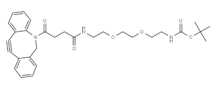 DBCO-PEG2-氨基甲酸叔丁酯