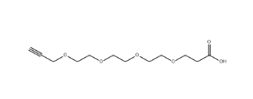 Propyne-PEG3-CH2CH2COOH