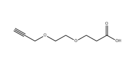Propyne-PEG1-CH2CH2COOH