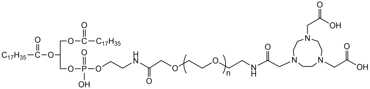 DSPE-PEG-NOTA，DSPE-聚乙二醇-三氮雜壬烷三乙酸