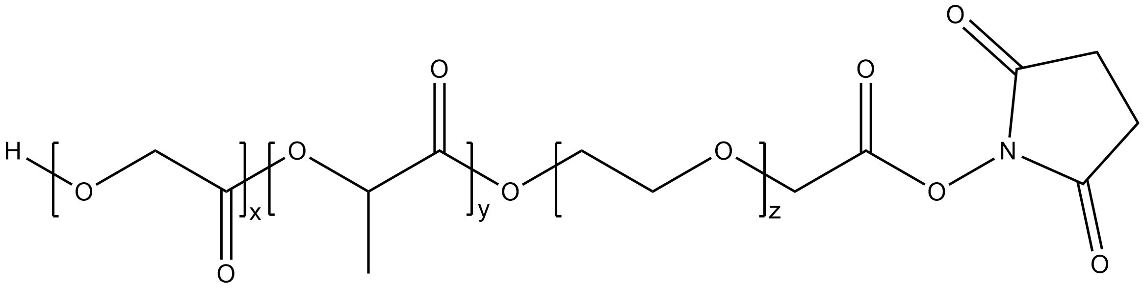 PLGA-PEG-NHS，聚乳酸羥基乙酸共聚物-聚乙二醇-活化酯