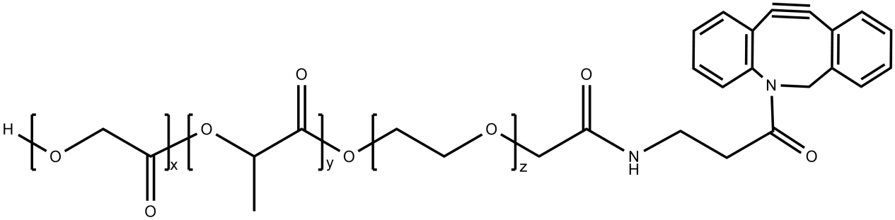 PLGA-PEG-DBCO，PLGA-聚乙二醇-二苯并環炔