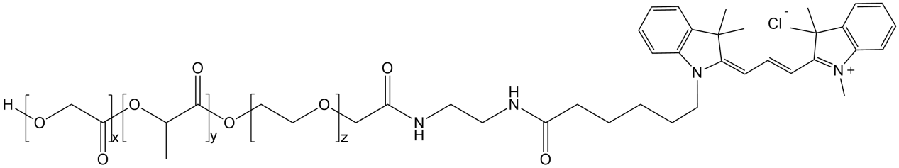 PLGA-PEG-CY3，聚乳酸-羥基乙酸-聚乙二醇-CY3
