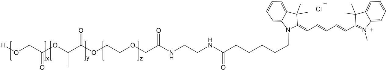 PLGA-PEG-CY5，聚乳酸-羥基乙酸-聚乙二醇-CY5